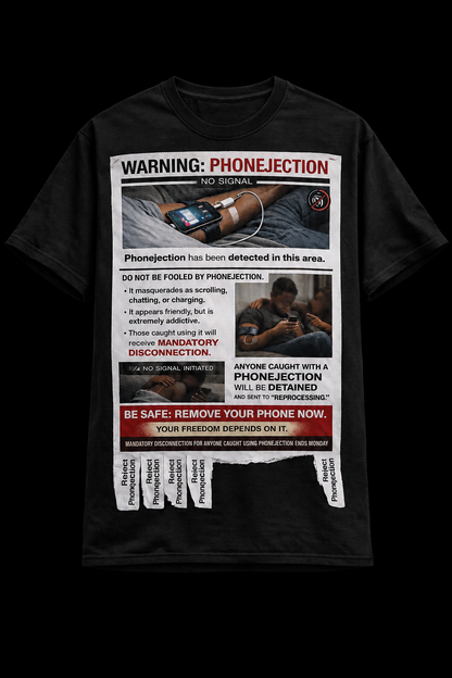 LOST SIGNAL PHONEJECTION TEE